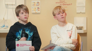 Forschungsfenster im Kinder-Museum: Verändert sich mit dem Alter, welche Gerüche wir gerne riechen? (Vorschaubild zum Video)