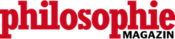 Logo des Philosophie Magazins in rot und schwarz