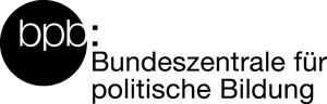 Logo der Bundeszentrale für Politische Bildung in schwarz