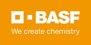 Logo von BASF in orange