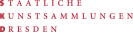 Logo der Staatlichen Kunstsammlungen Dresden in rot
